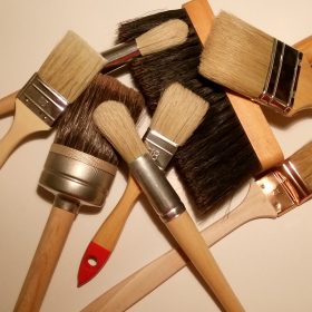 Paintbrush or brushes